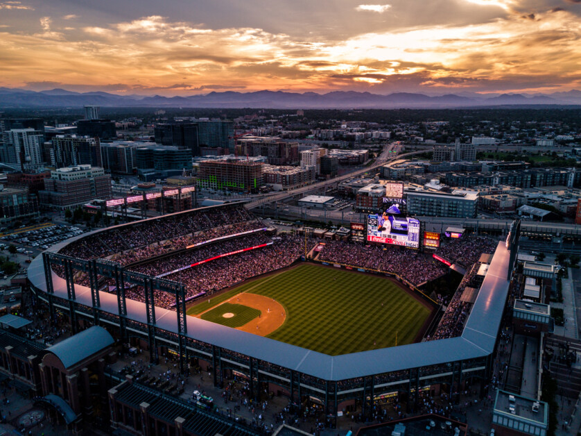 Coors Field, home of the Colorado Rockies